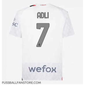 AC Milan Yacine Adli #7 Replik Auswärtstrikot 2023-24 Kurzarm